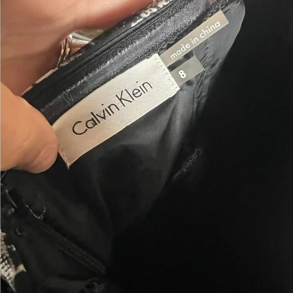 Calvin Klein size 8 formal strapless maxi dress with sweetheart neckline - Picture 7 of 8